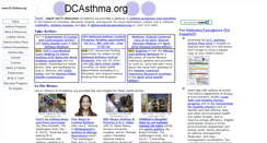 Desktop Screenshot of dcasthma.org